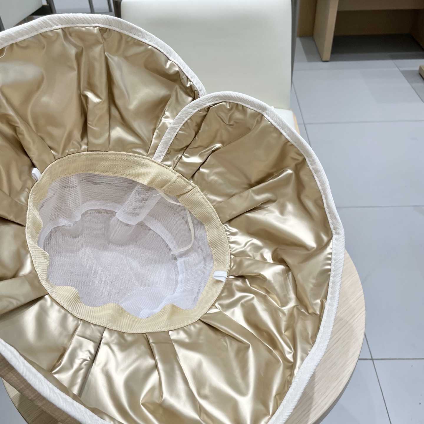 Chanel香奈儿遮阳帽女春夏新款大蝴蝶结旅游度假帽子优雅可折叠遮脸防晒渔夫帽