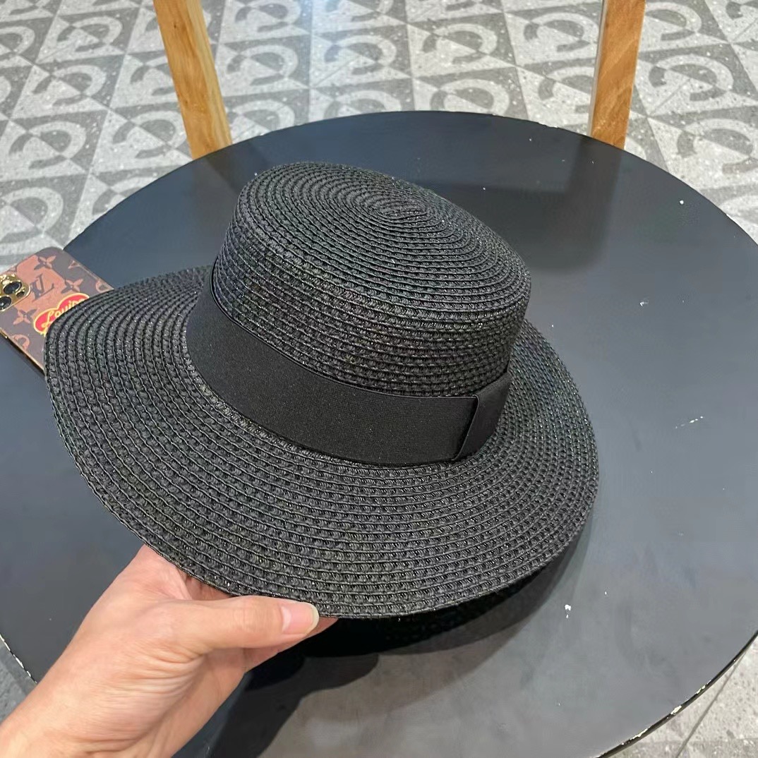 塞琳celien新款草帽，平顶礼帽，头围57cm