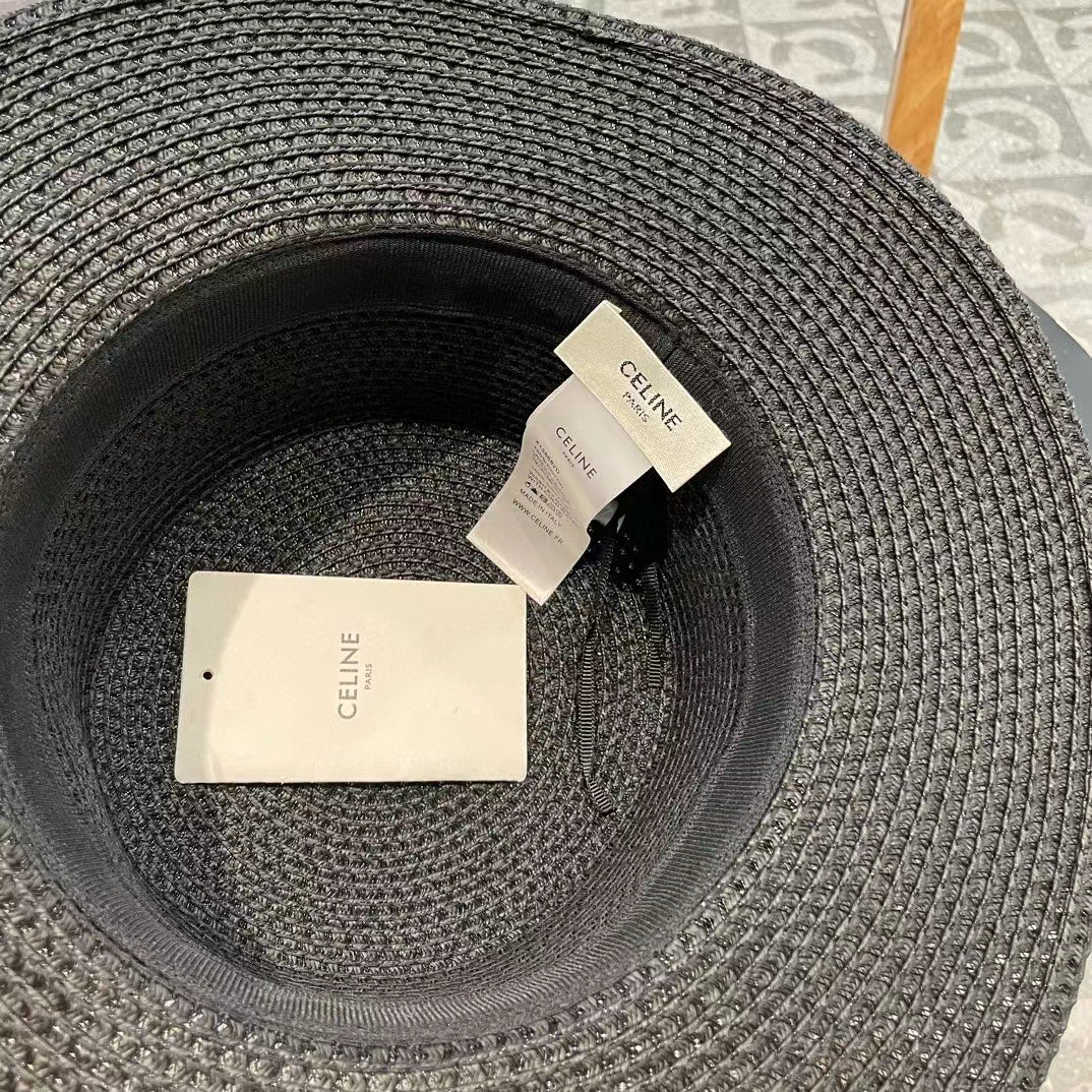 塞琳celien新款草帽，平顶礼帽，头围57cm
