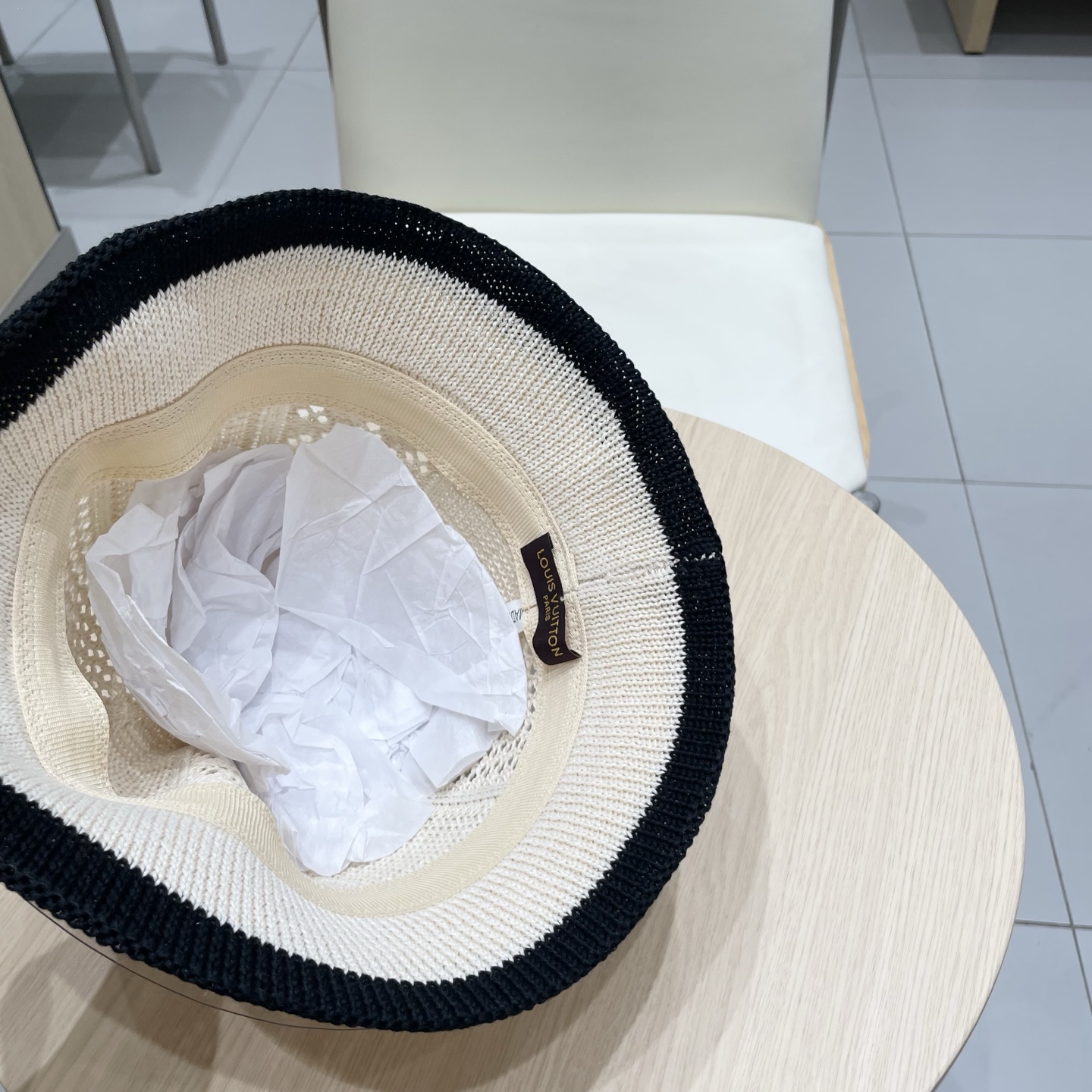  Lv路易威登手工编织盆帽遮阳防晒帽子女韩版镂空透气夏季可折叠显脸小渔夫帽