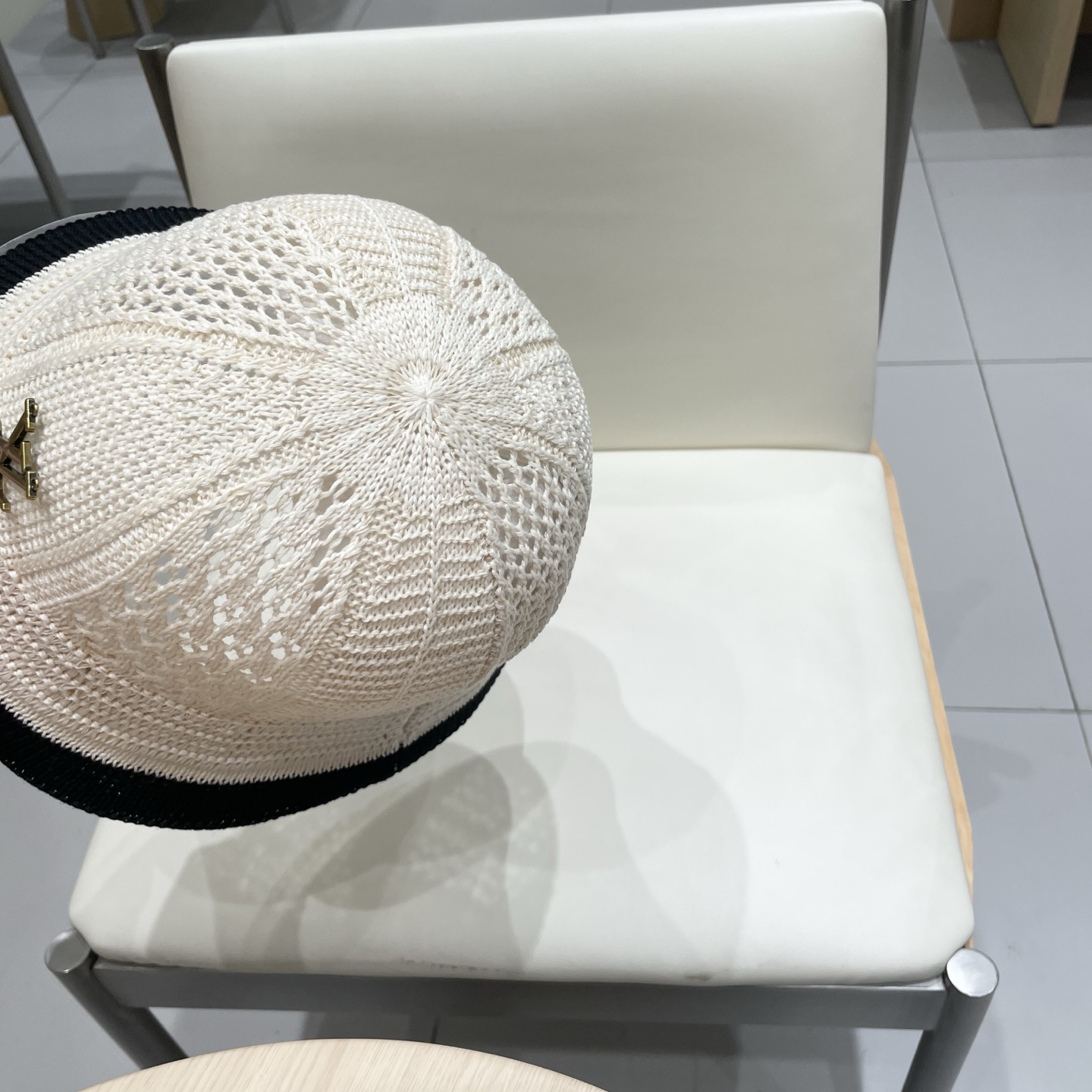  Lv路易威登手工编织盆帽遮阳防晒帽子女韩版镂空透气夏季可折叠显脸小渔夫帽