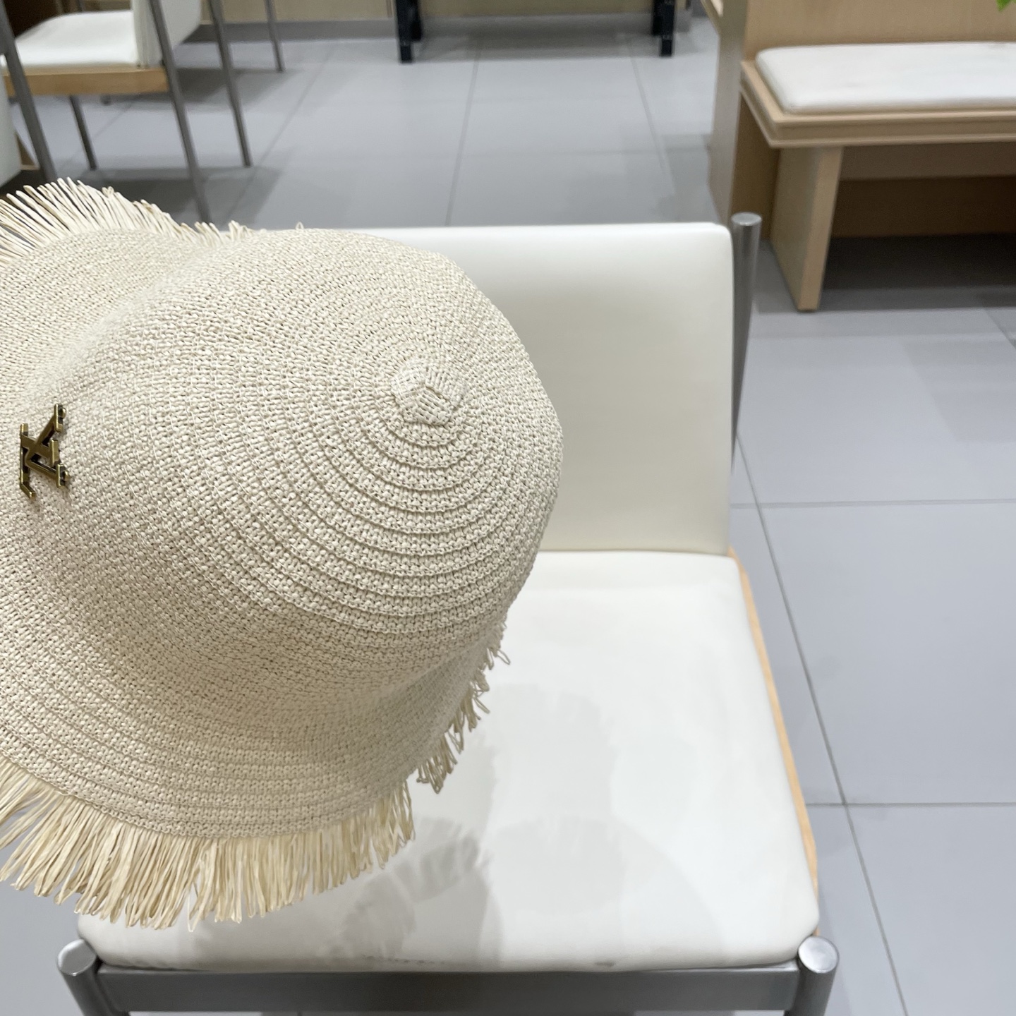  LouisVuitton海边太阳帽大檐网红草帽女旅游小清新度假遮阳帽子出游防晒沙滩帽