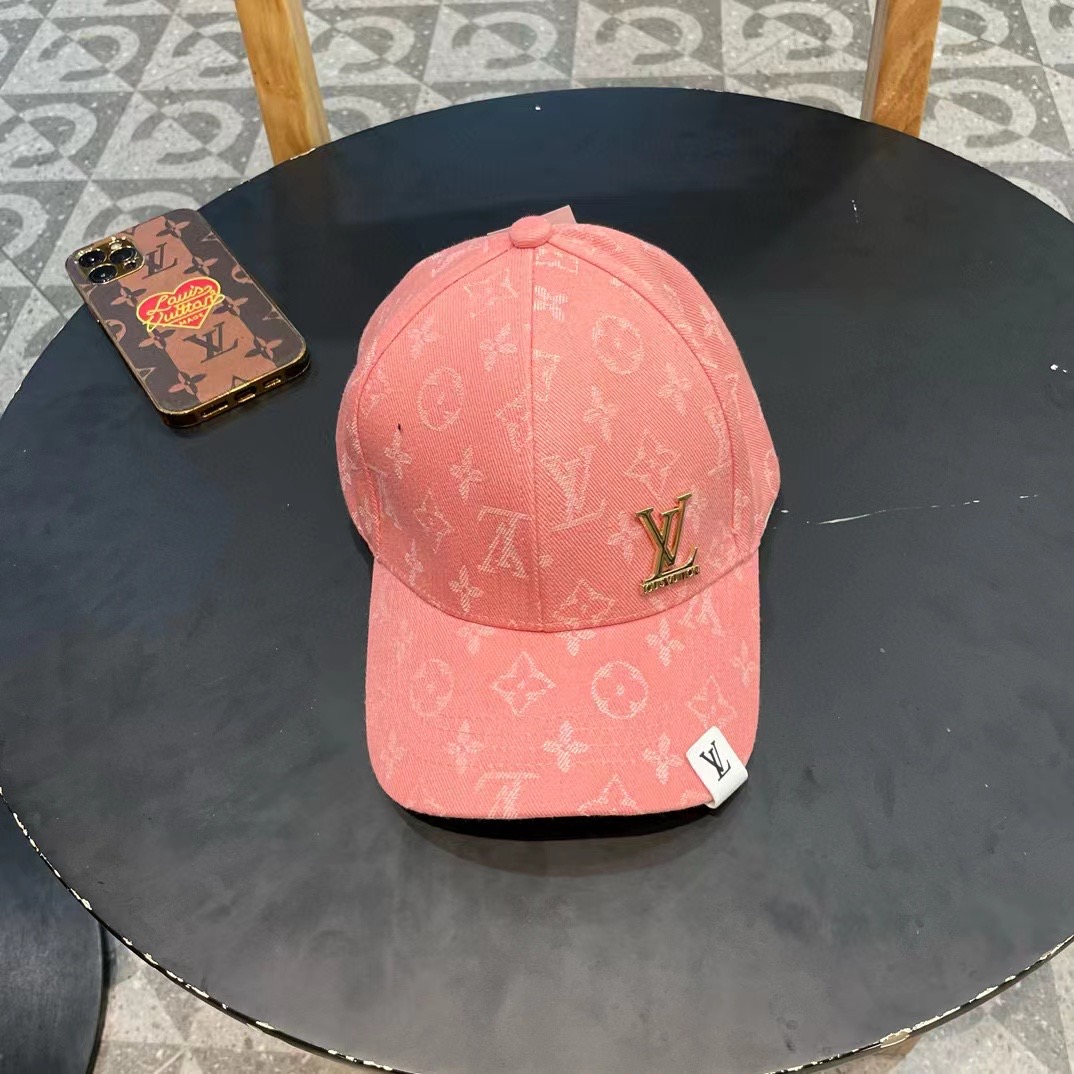  LouiVuittonLV👒专柜新款路易威登家刺绣棒球帽，简单大方 男女通用遮阳帽，