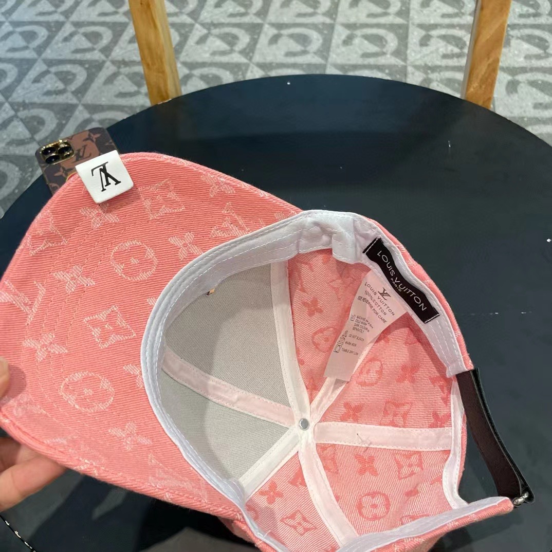  LouiVuittonLV👒专柜新款路易威登家刺绣棒球帽，简单大方 男女通用遮阳帽，