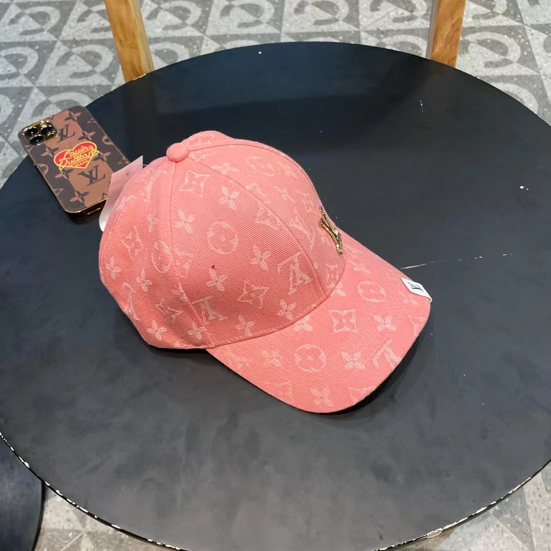 LouiVuittonLV👒专柜新款路易威登家刺绣棒球帽，简单大方 男女通用遮阳帽，