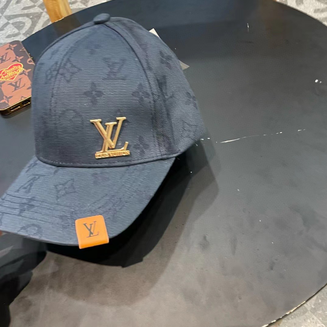  LouiVuittonLV👒专柜新款路易威登家刺绣棒球帽，简单大方 男女通用遮阳帽，