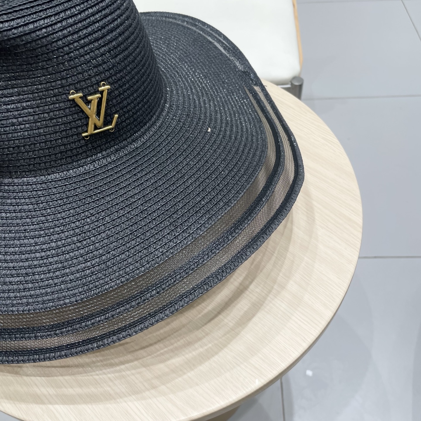  LV路易威登新款草帽，圆顶礼帽，头围57cm