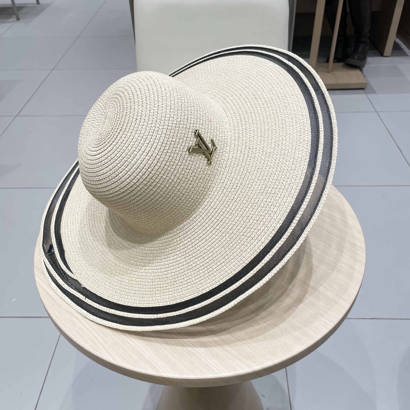  LV路易威登新款草帽，圆顶礼帽，头围57cm