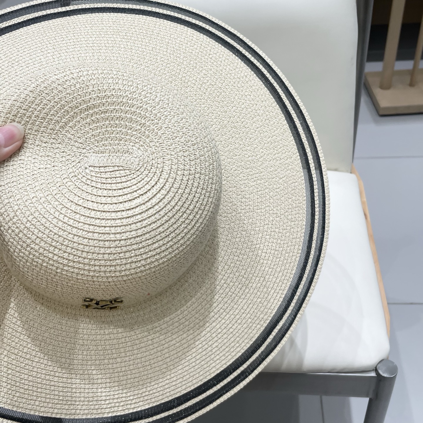  LV路易威登新款草帽，圆顶礼帽，头围57cm