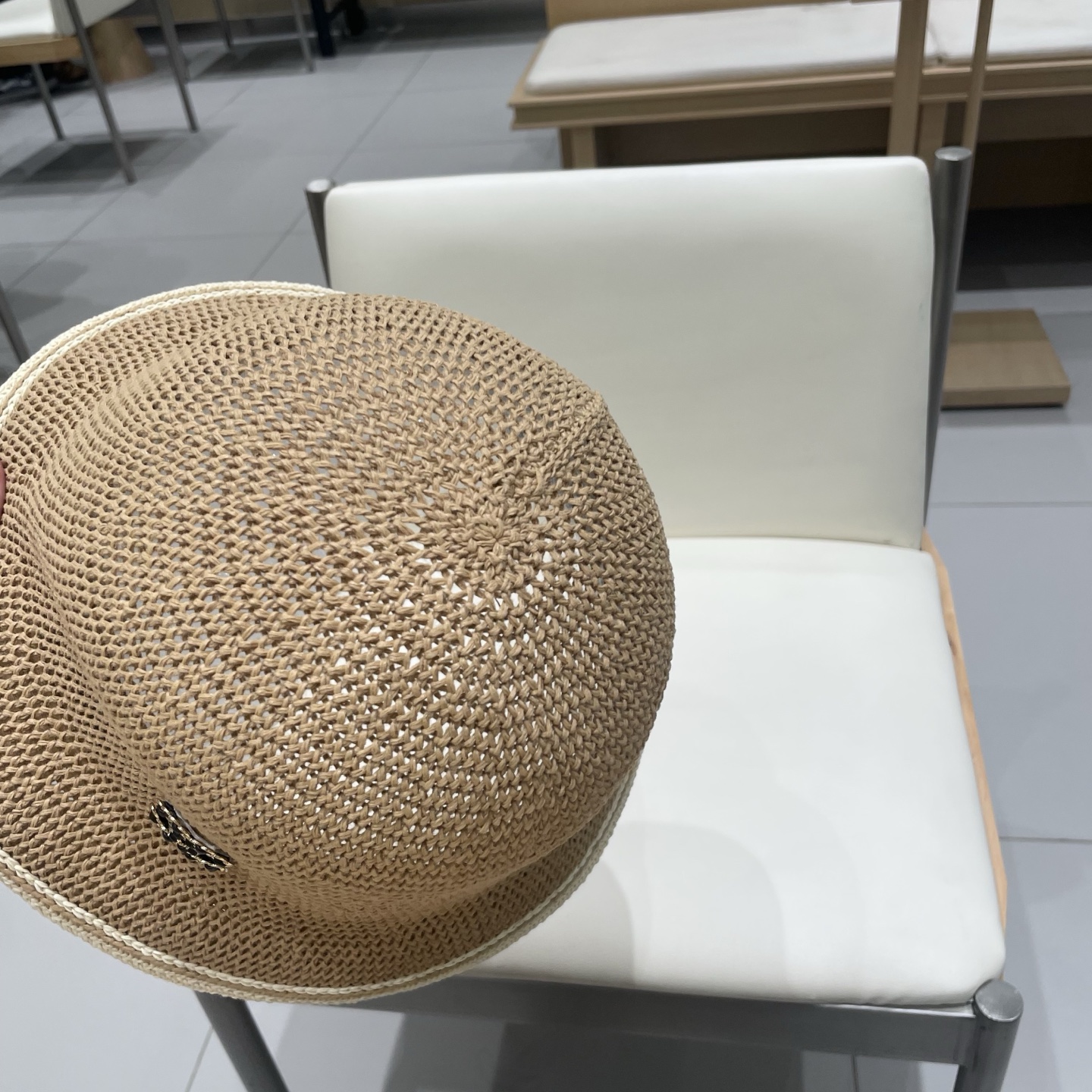  Chanel香奈儿小香风编织系列盆帽遮阳防晒帽女韩版镂空透气夏可折叠显脸小渔夫