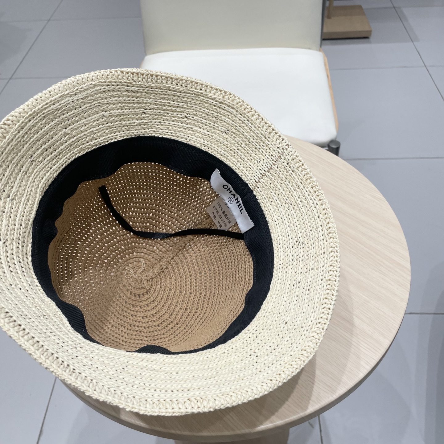  Chanel香奈儿小香风编织系列盆帽遮阳防晒帽女韩版镂空透气夏可折叠显脸小渔夫