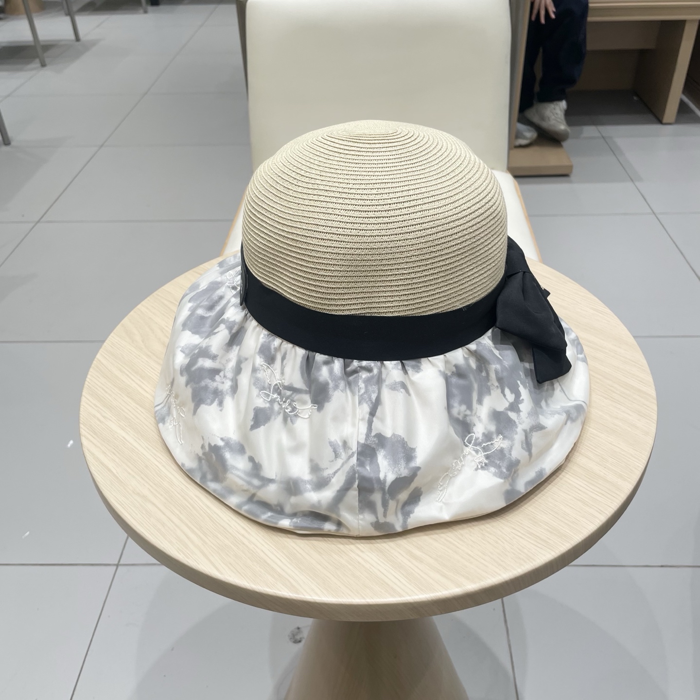  Chanel香奈儿2025新款渔夫帽女夏防晒遮阳帽百搭印花太阳帽海边防紫外线沙滩帽