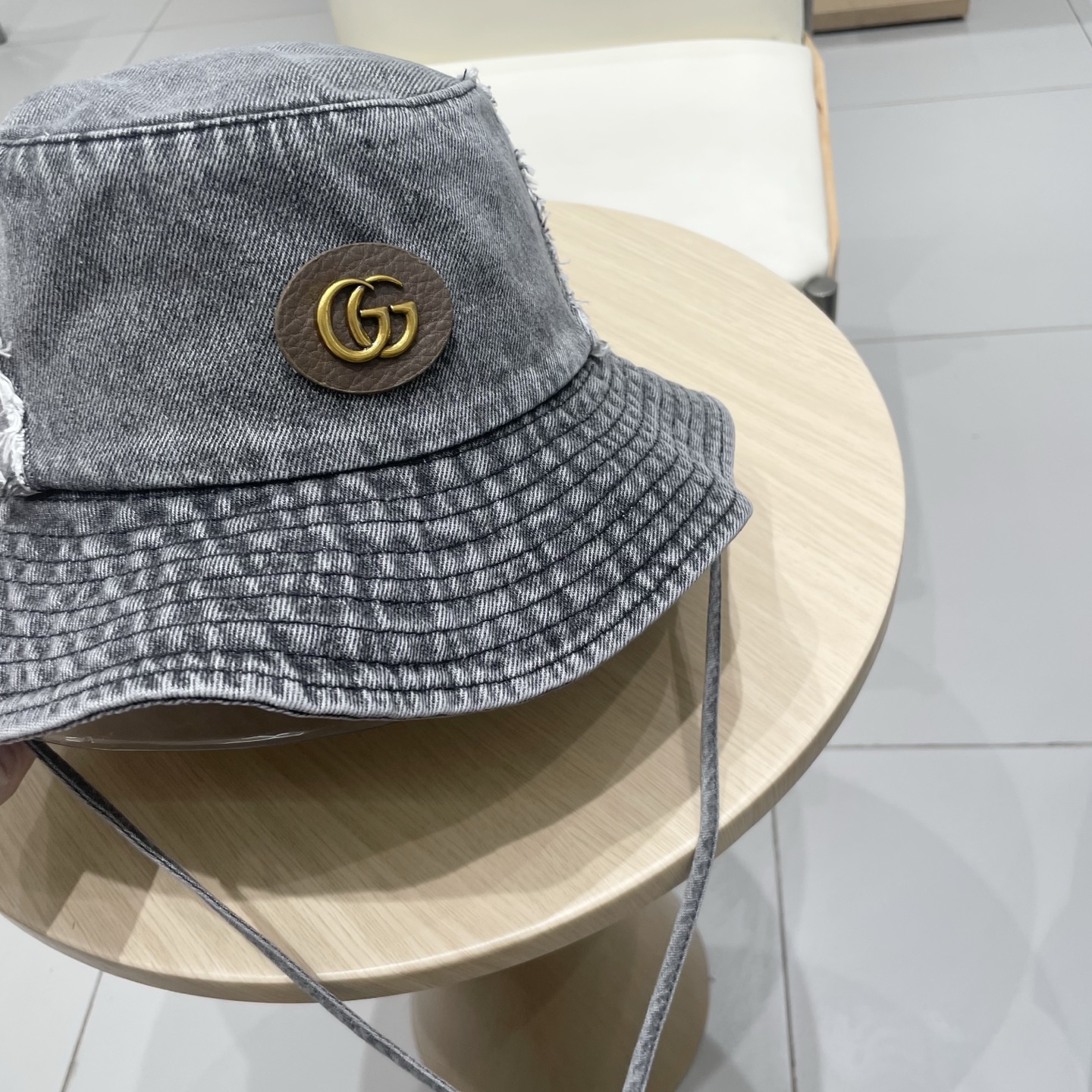  Gucci古奇美式复古西部牛仔渔夫帽女2025新款大头围遮阳帽防晒户外登山帽