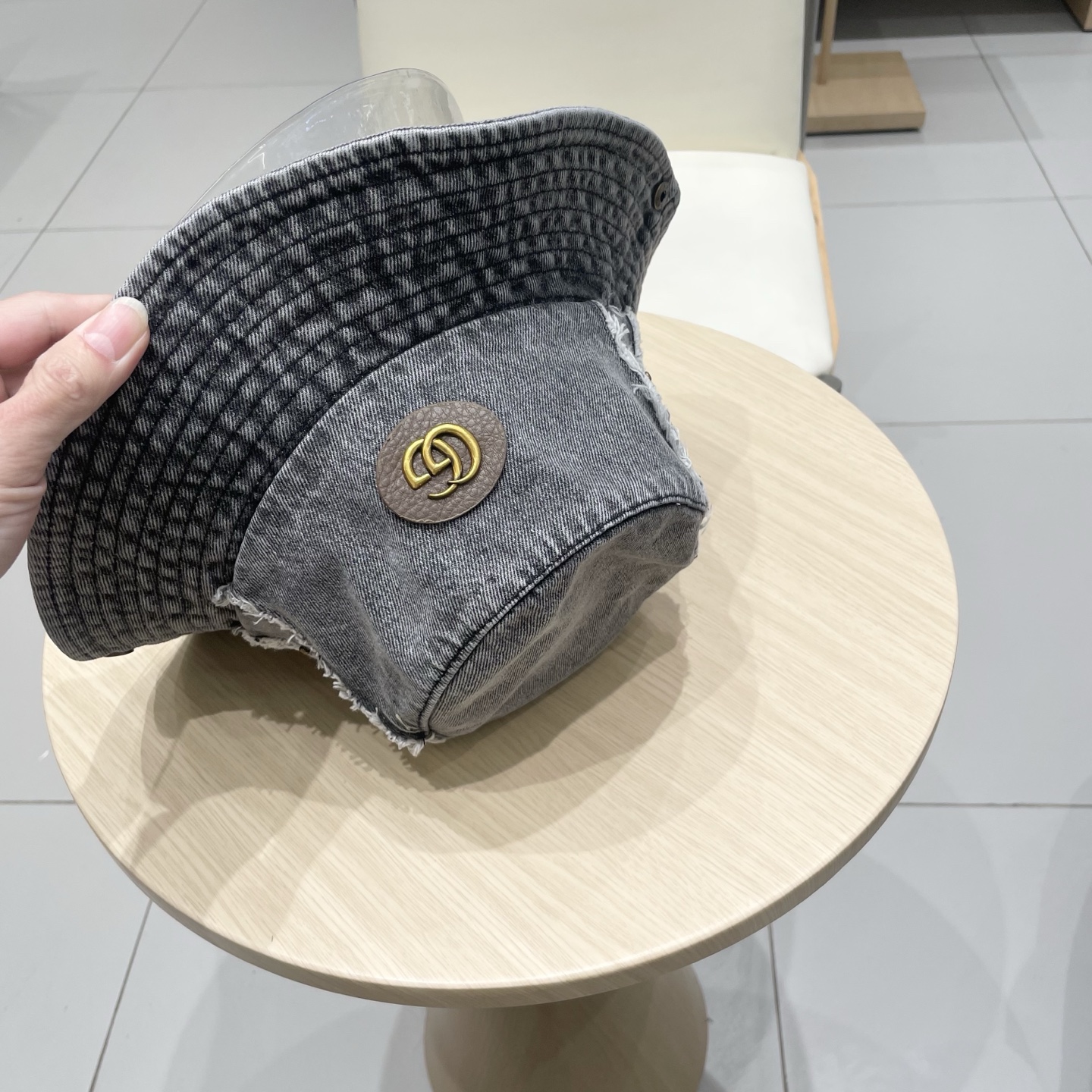  Gucci古奇美式复古西部牛仔渔夫帽女2025新款大头围遮阳帽防晒户外登山帽