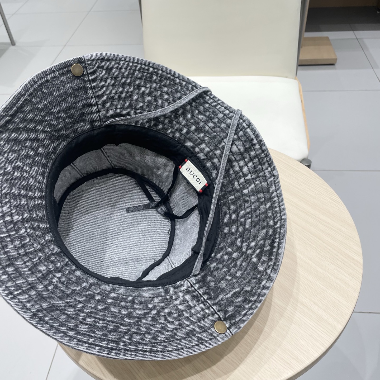  Gucci古奇美式复古西部牛仔渔夫帽女2025新款大头围遮阳帽防晒户外登山帽