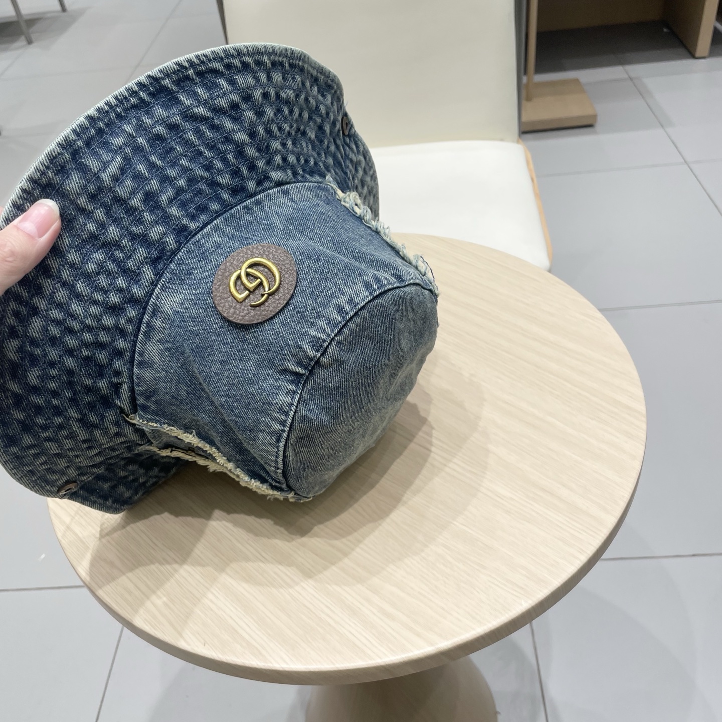  Gucci古奇美式复古西部牛仔渔夫帽女2025新款大头围遮阳帽防晒户外登山帽