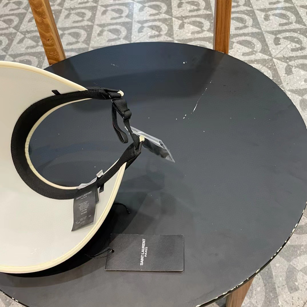 【YSL圣罗兰】夏季新款大蝴蝶结新中式大沿空顶帽～
轻奢风，遮阳防晒款