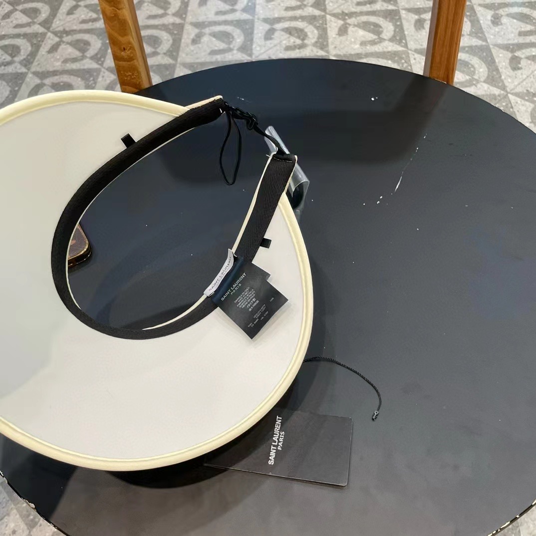 【YSL圣罗兰】夏季新款大蝴蝶结新中式大沿空顶帽～
轻奢风，遮阳防晒款