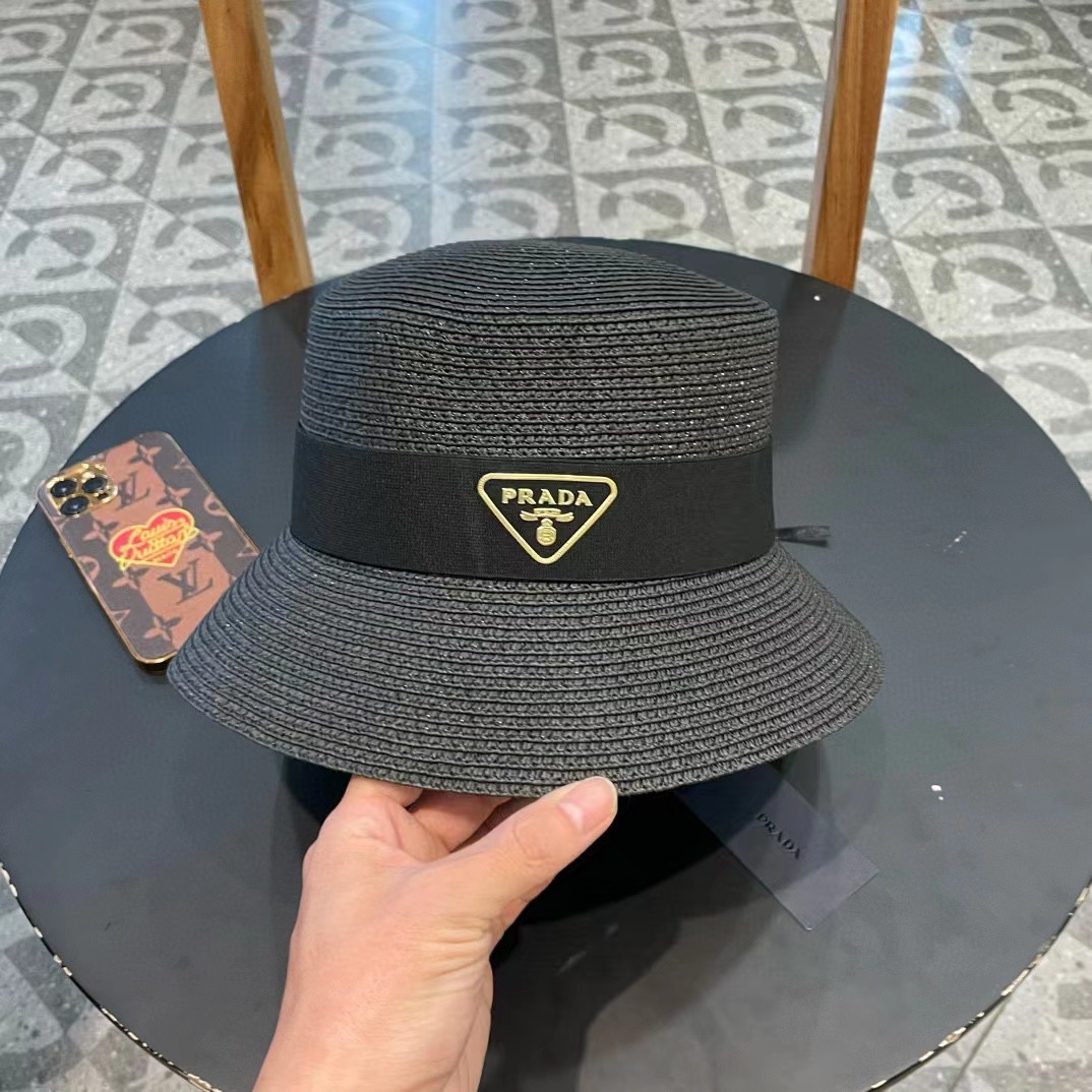 NO:222111,[PRADA] New big-name webbing bucket hat flat top straw hat, a must-have match when going out, so buy it now!  Hat fisherman hat baseball hat knit hat, hat, prada, prada, espadrilles, hats19860909【PRADA普拉达】新款大牌织带桶帽平顶草帽,出街必备超好搭配,赶紧入手！帽子渔夫帽棒球帽针织帽,帽子,prada,prada,espadrilles,hats,hat
