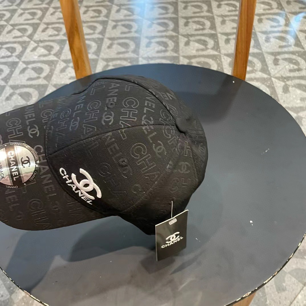  【CHANEL香奈儿】2024新款刺绣山茶花棒球帽，新款出货，大牌款超好搭配，赶紧入手！
