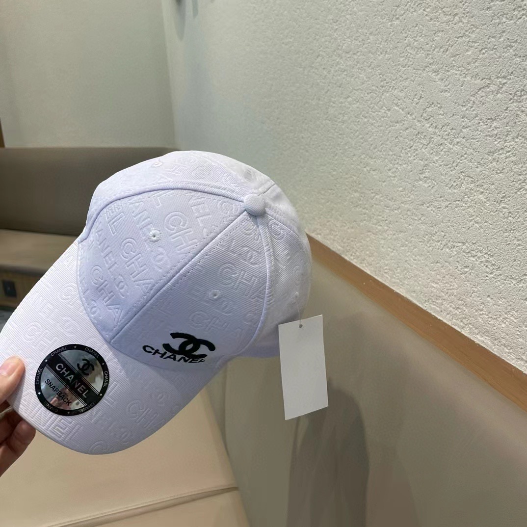  【CHANEL香奈儿】2024新款刺绣山茶花棒球帽，新款出货，大牌款超好搭配，赶紧入手！