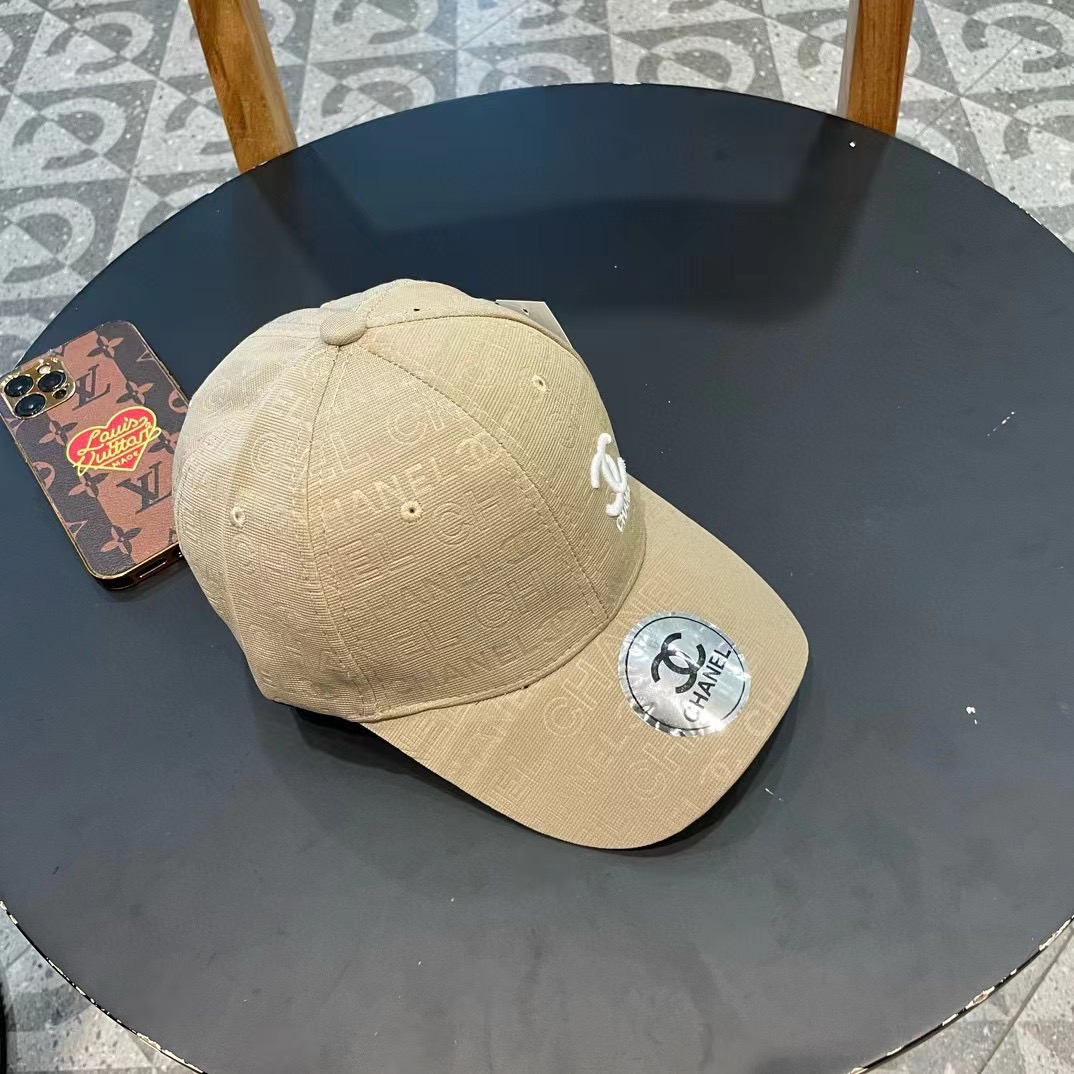  【CHANEL香奈儿】2024新款刺绣山茶花棒球帽，新款出货，大牌款超好搭配，赶紧入手！