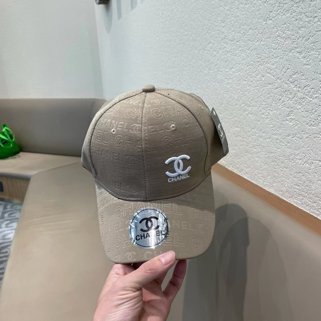  【CHANEL香奈儿】2024新款刺绣山茶花棒球帽，新款出货，大牌款超好搭配，赶紧入手！