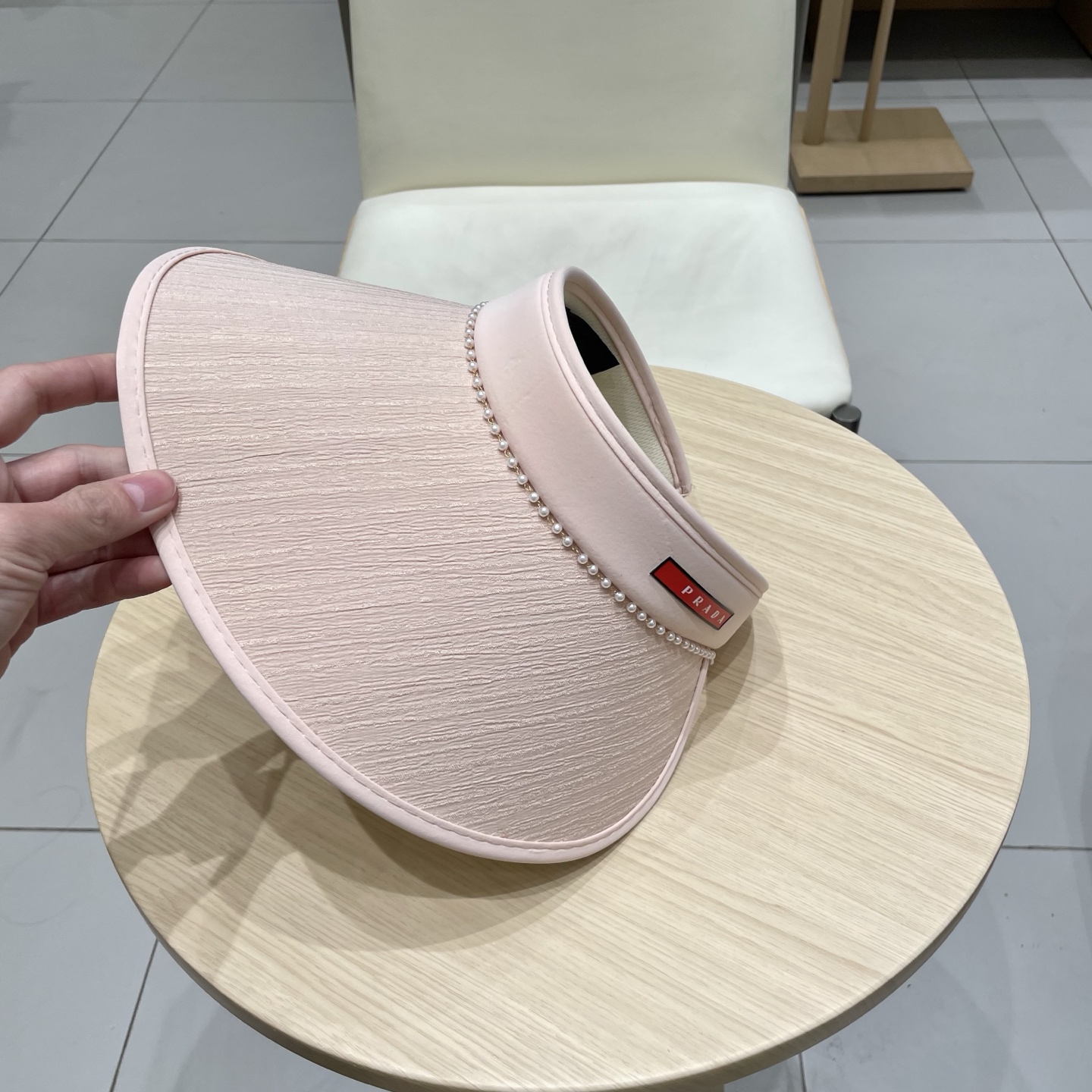 【PRADA普拉达】2025季新款拼色独家款遮阳帽空顶帽男女百搭款～休闲出街神器