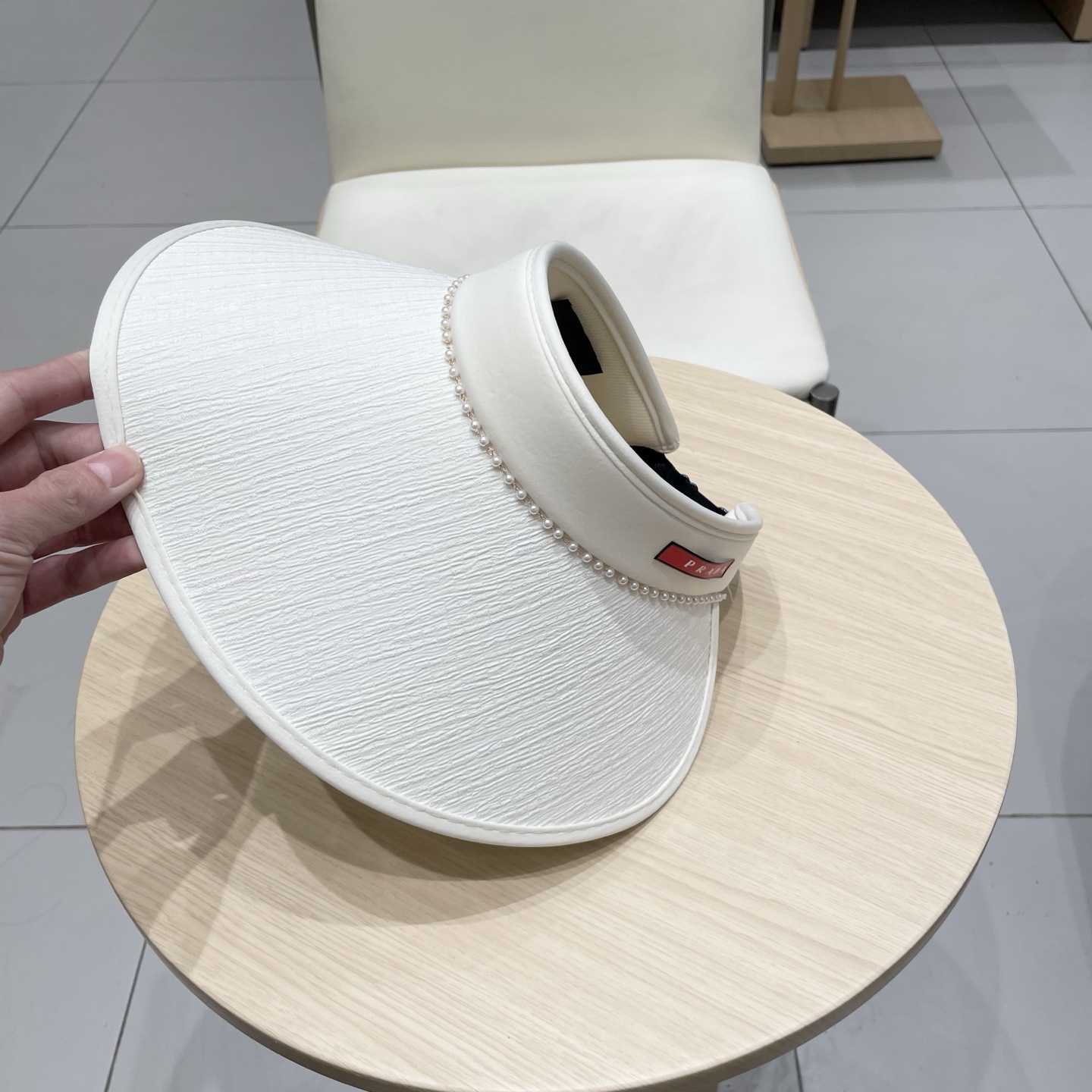 【PRADA普拉达】2025季新款拼色独家款遮阳帽空顶帽男女百搭款～休闲出街神器