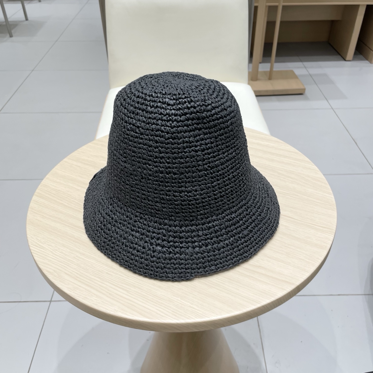 celine塞琳女款2025新款凯旋门拉菲草渔夫帽女夏季透气防晒帽度假沙滩