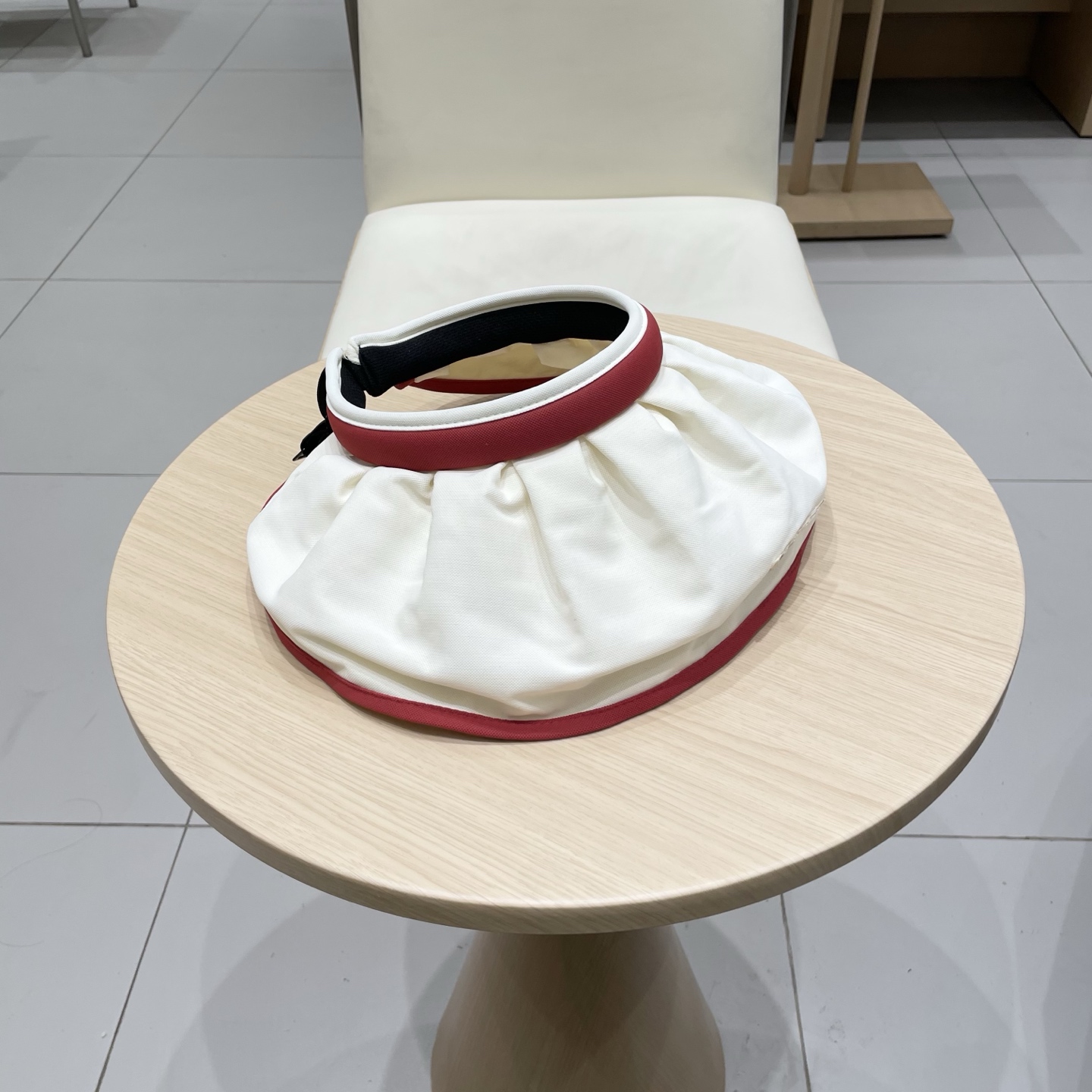 celine塞琳户外防晒帽夏季防晒贝壳帽大帽檐遮阳发箍帽空顶黑胶贝壳帽子