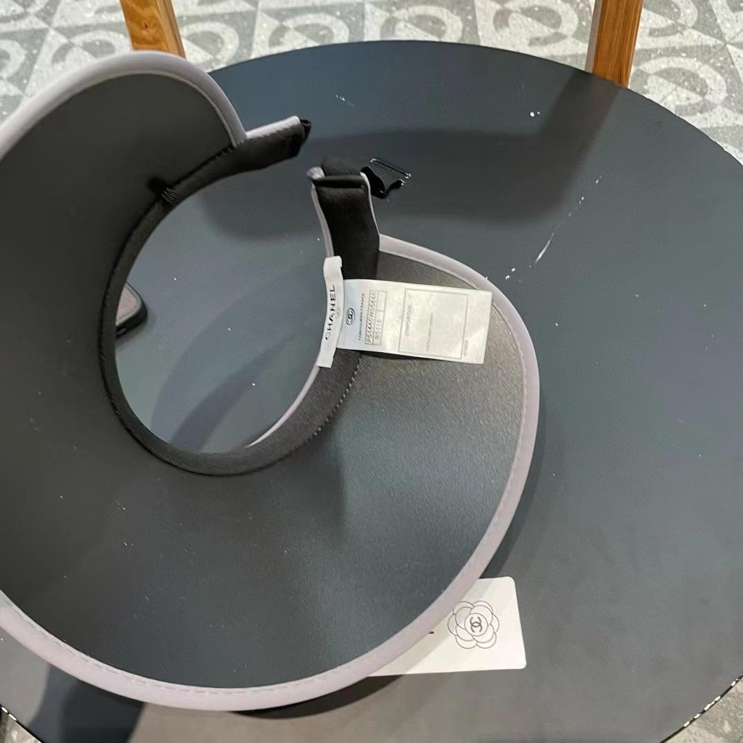 【CHANEL香奈儿】2025夏季新款小香遮阳帽空顶帽，大牌出货，超方便！好搭！出街必备