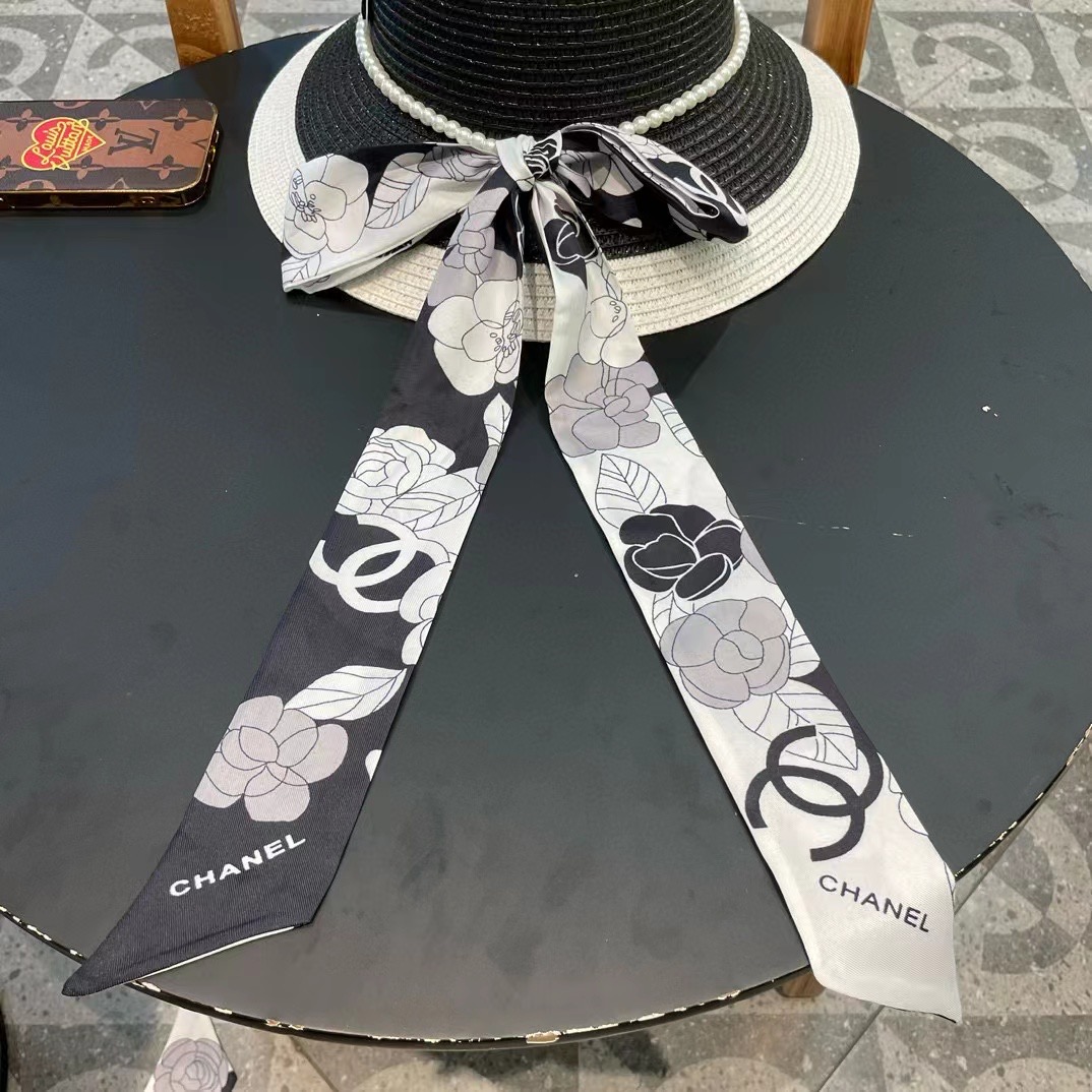 香奈儿CHANEL2026新款草帽山茶花丝带，名媛风，细节待上，夏季防晒防紫外线，出行必备，百搭好看