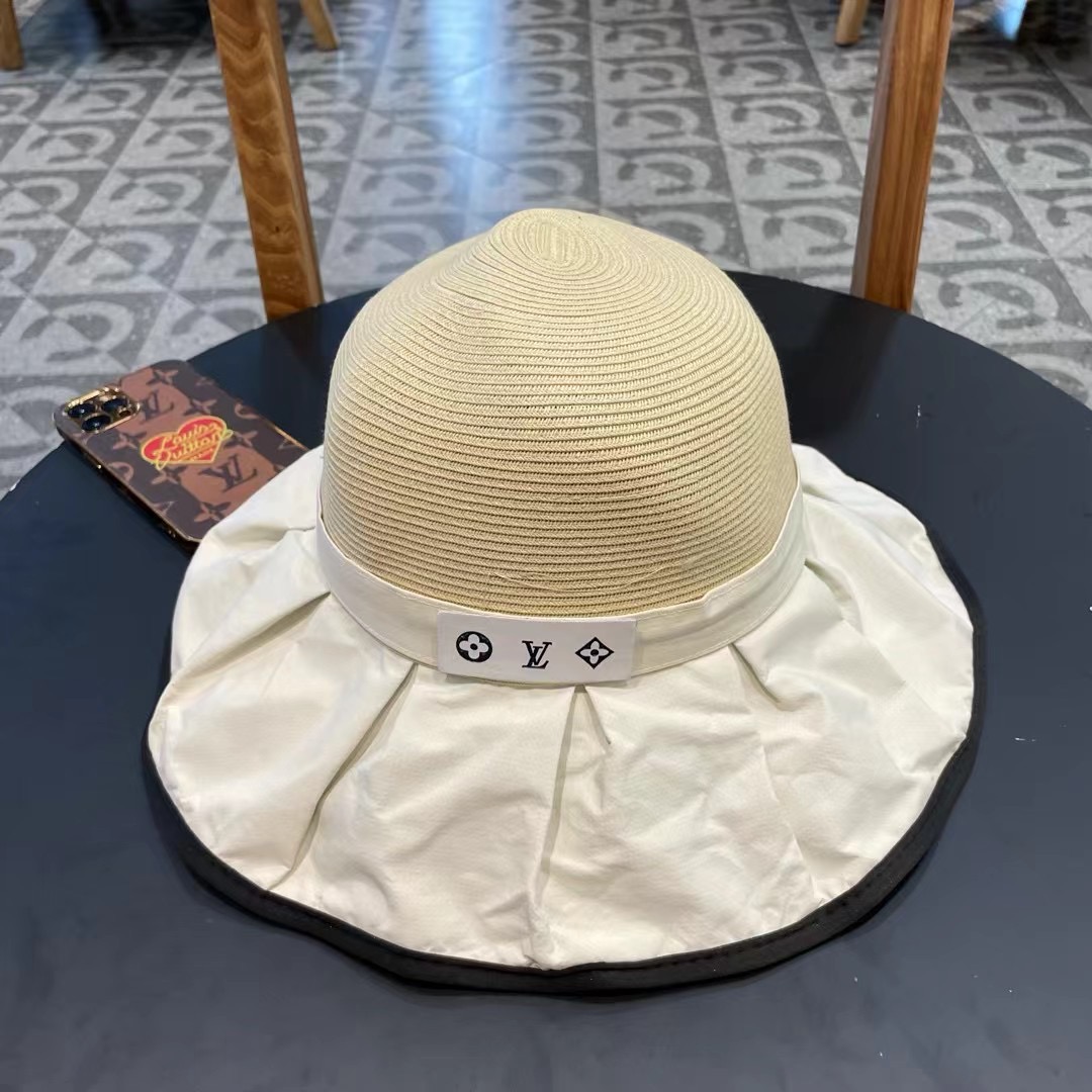 NO:359313,【LV Louis Vuitton】2025 new bow folding sunshade fisherman hat~Simple and atmospheric Xiaoxiang style sunshade effect, no deformation without any folding, hat Straw hat Fisherman hat Baseball hat, hat, louis vuitton, louis vuitton, espadrilles, hats【LV路易威登】2025新款蝴蝶结折叠款遮阳渔夫帽～简约大气 小香风遮阳效果一绝、随意折叠都不会变形帽子草帽渔夫帽棒球帽,帽子,louis vuitton,louis vuitton,espadrilles,hats,hat