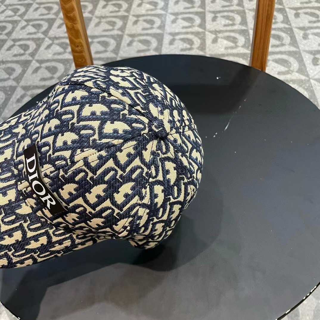 DIOR迪奥 刺绣官网同步新款发布 老花D家棒球帽🧢，水洗标吊牌齐全，超级火爆
