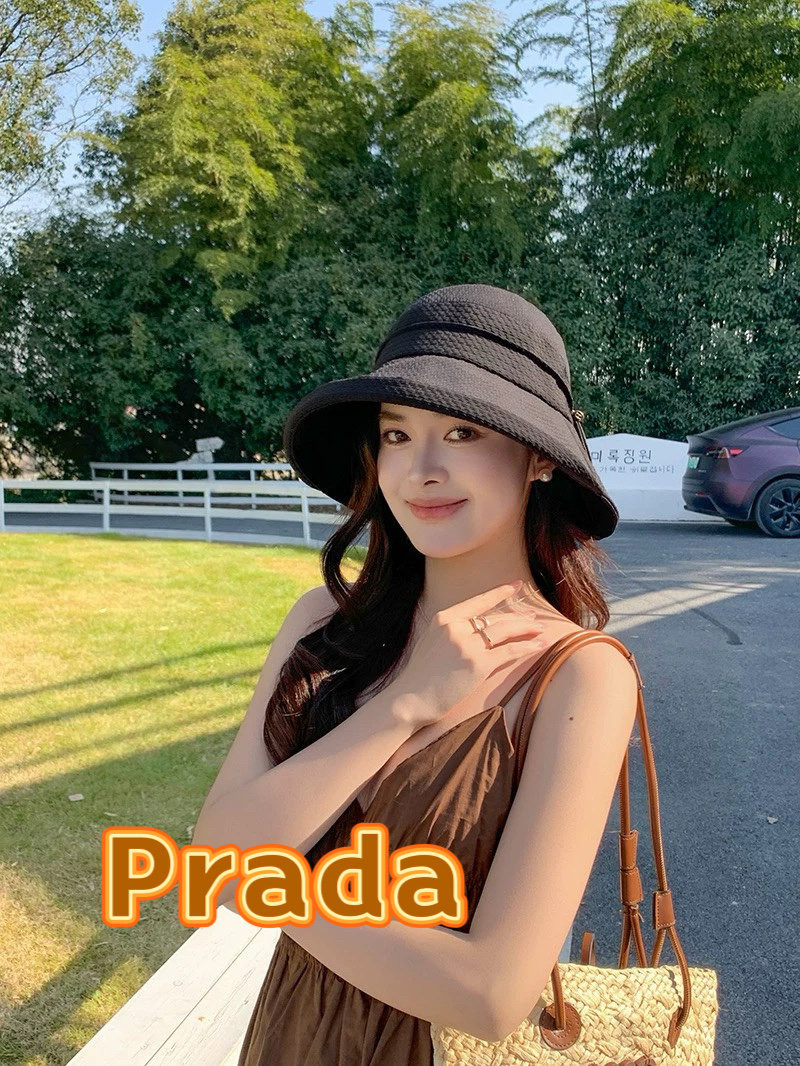 NO:359212,Prada Prada bow fisherman hat women spring and summer Korean style travel versatile fashion without makeup cover face showing face small sun protection basin hat straw hat fisherman hat baseball hat, hat, prada, prada, espadrilles, hatsprada普拉达蝴蝶结渔夫帽子女春夏季韩版出游百搭时尚素颜遮脸显脸小防晒盆帽帽子草帽渔夫帽棒球帽,帽子,prada,prada,espadrilles,hats,hat