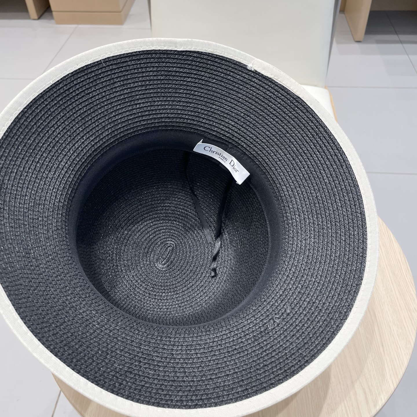 Dior迪奥新款盆帽，名媛风草帽，头围57cm