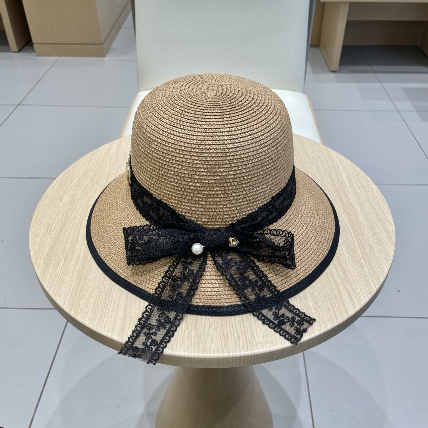  Dior迪奥新款盆帽，名媛风草帽，头围57cm