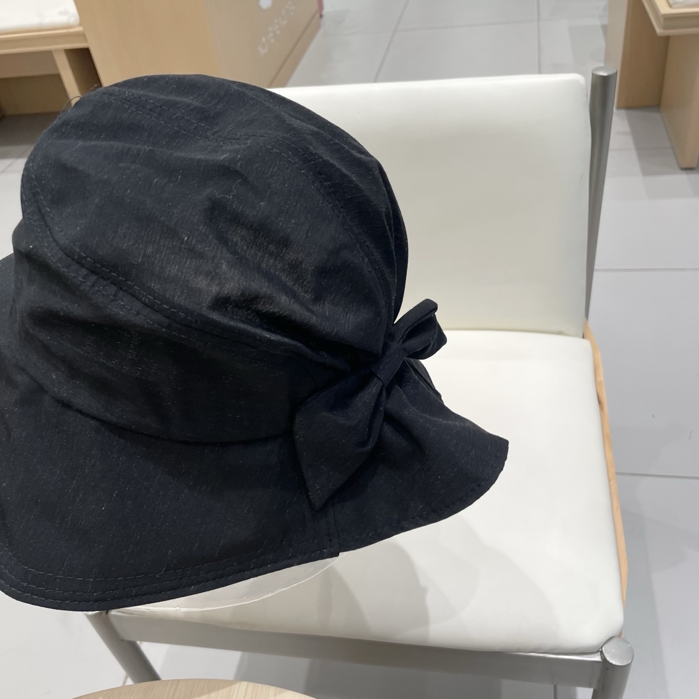 LV路易威登韩版蝴蝶结渔夫帽女春夏女款遮阳盆帽显脸小ins大檐防晒太阳帽子