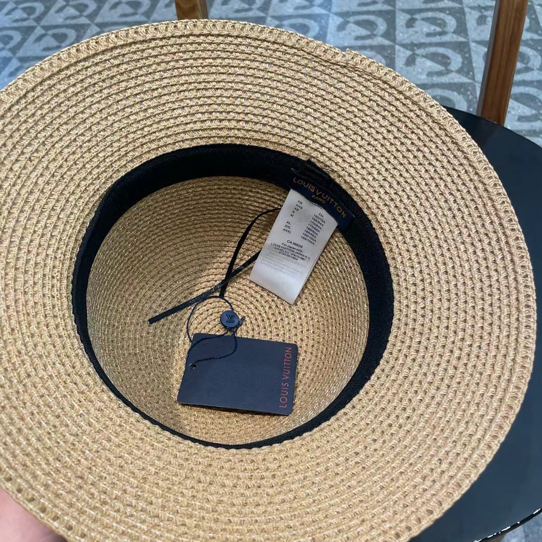 路易威登 LV镂空圆顶 草帽,226新款无数时尚达人必备 细草编织，旅游出街佳选