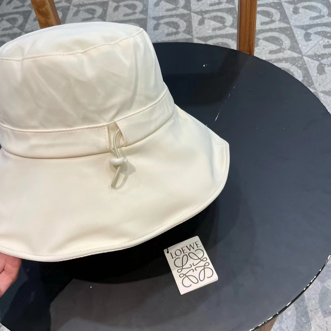 【LOEWE罗意威】2024新款长沿简约遮阳渔夫帽🌈 经典男女款～百搭休闲