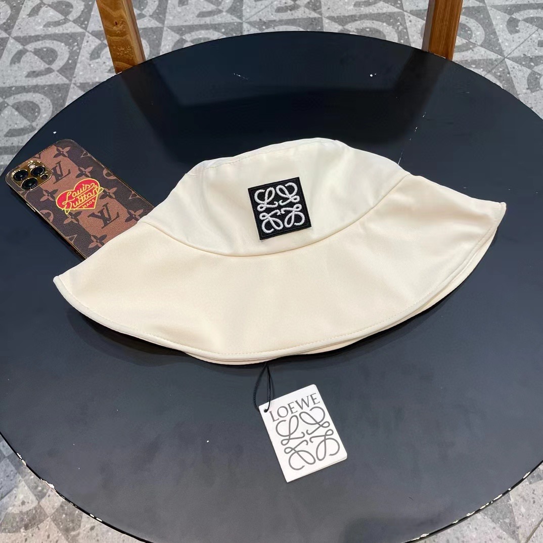【LOEWE罗意威】2024新款长沿简约遮阳渔夫帽🌈 经典男女款～百搭休闲