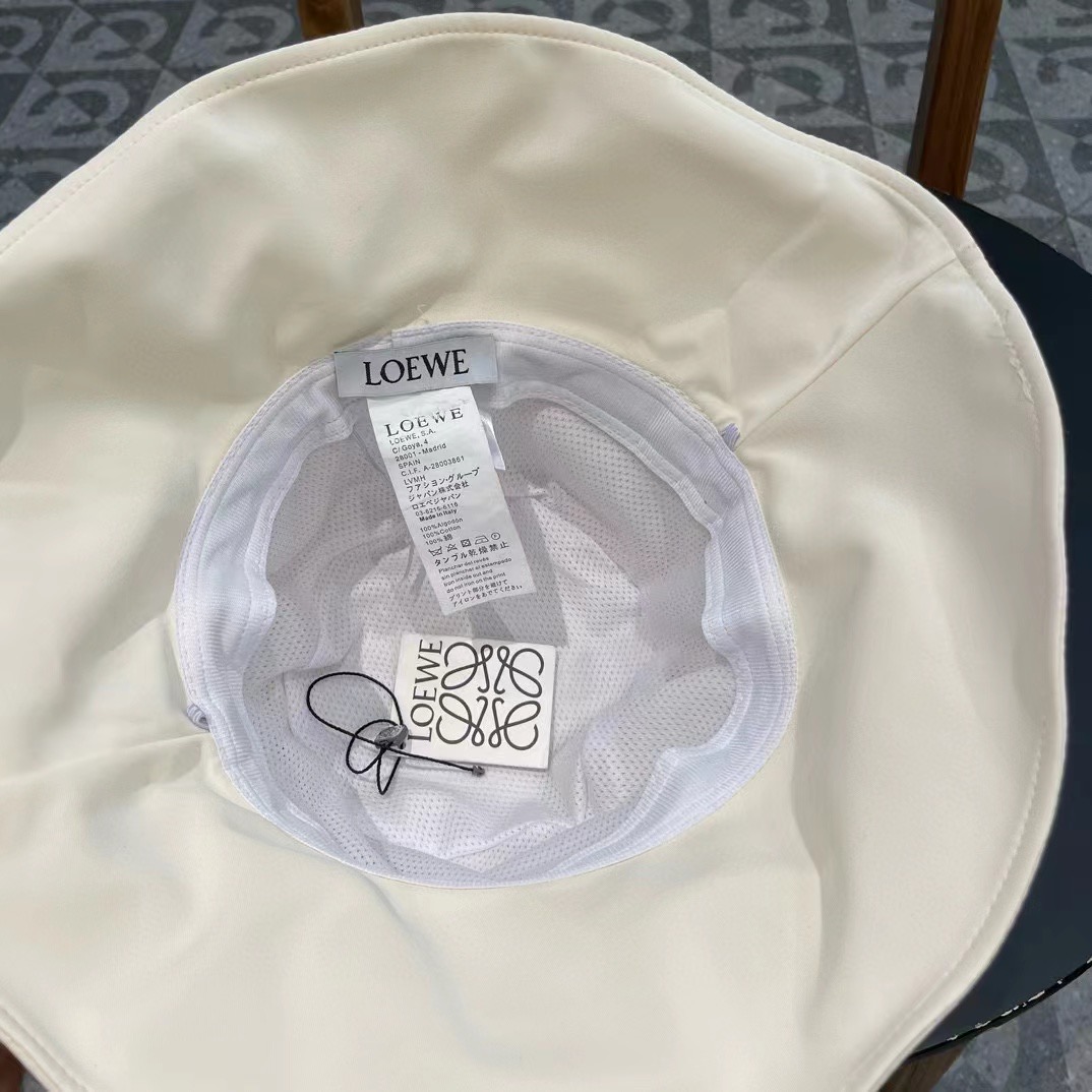 【LOEWE罗意威】2024新款长沿简约遮阳渔夫帽🌈 经典男女款～百搭休闲