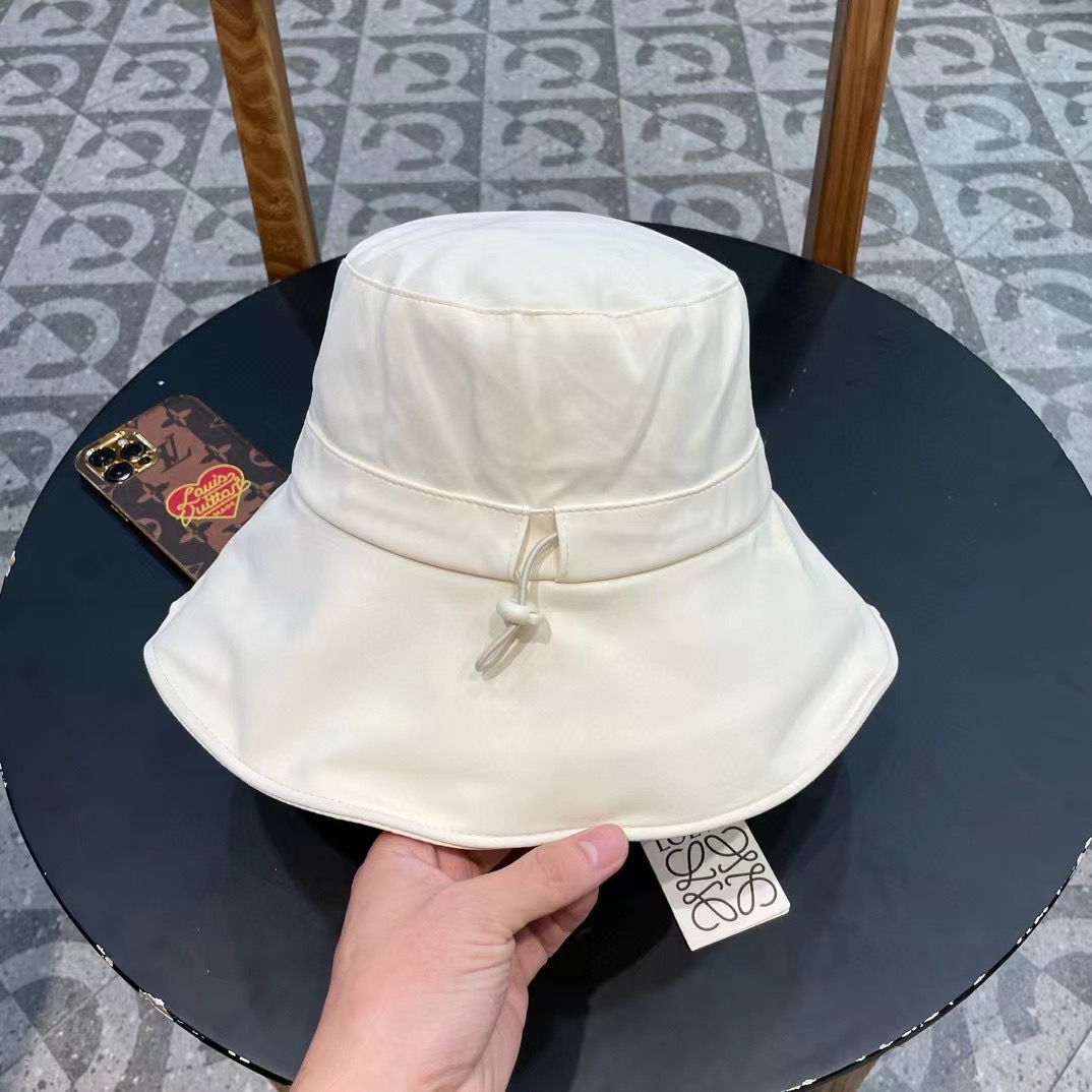 【LOEWE罗意威】2024新款长沿简约遮阳渔夫帽🌈 经典男女款～百搭休闲