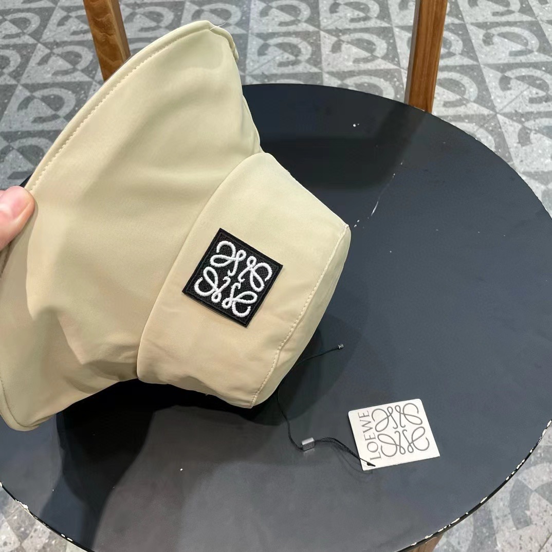 【LOEWE罗意威】2024新款长沿简约遮阳渔夫帽🌈 经典男女款～百搭休闲