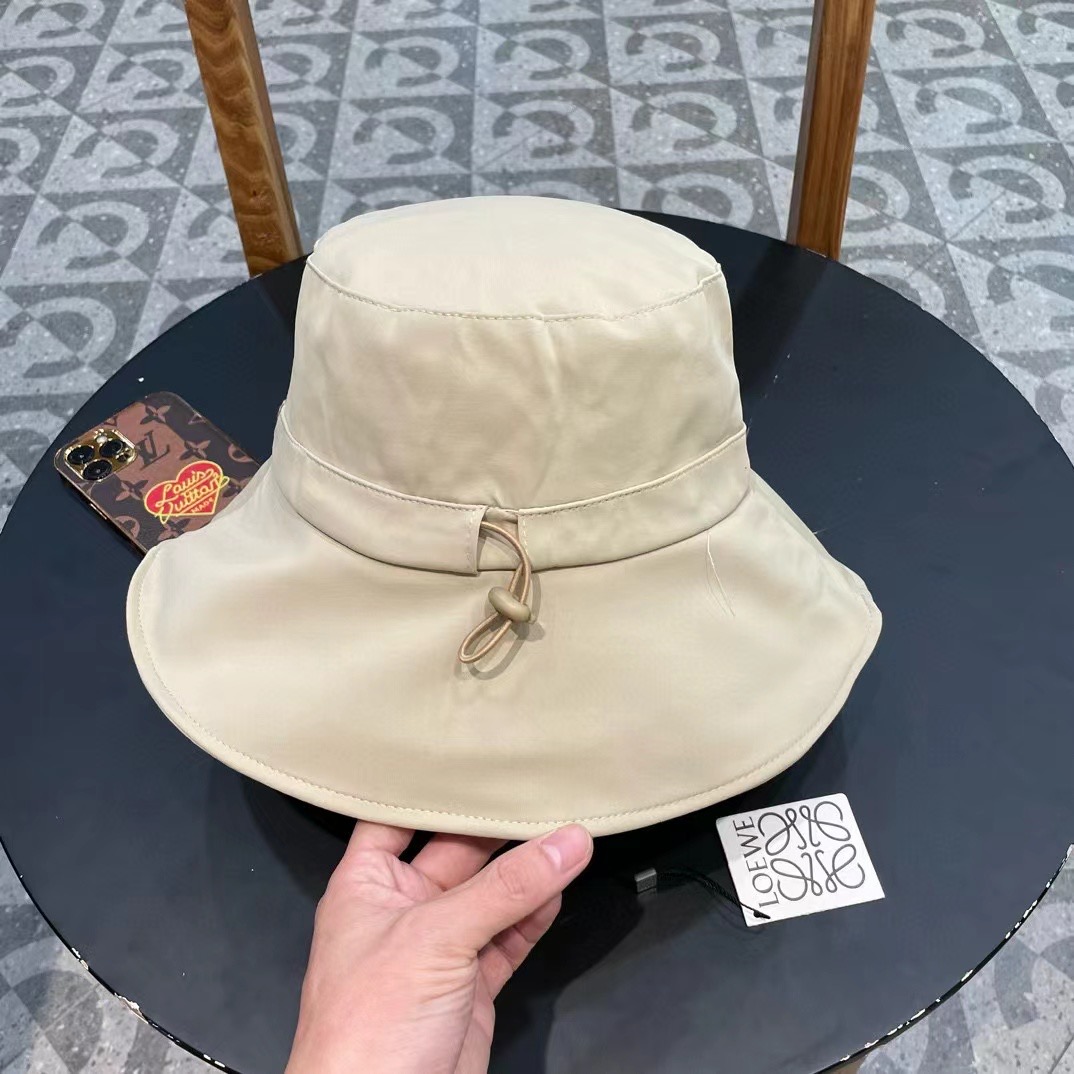 【LOEWE罗意威】2024新款长沿简约遮阳渔夫帽🌈 经典男女款～百搭休闲