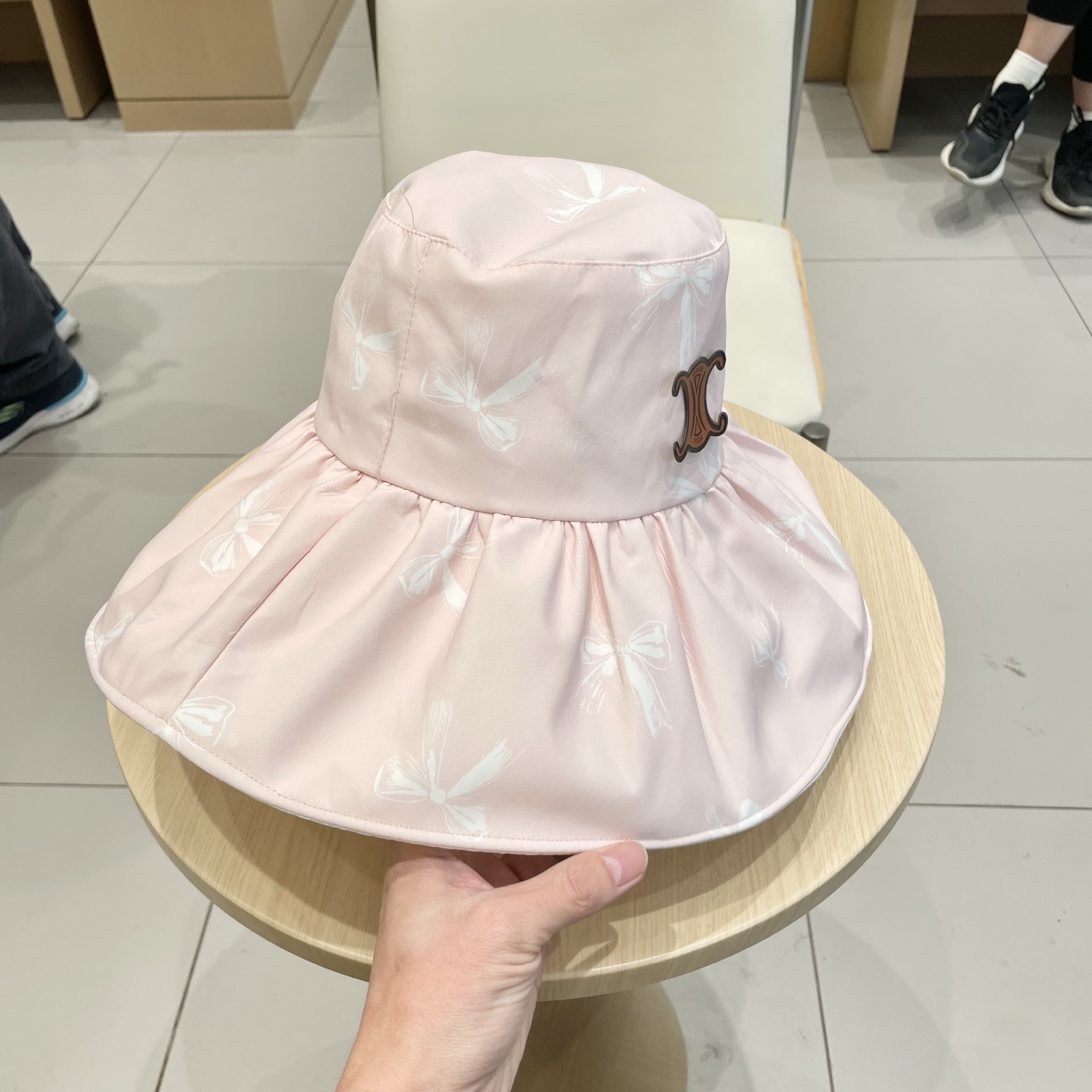 塞琳Celine2026新款渔夫帽女夏季大帽檐遮阳防晒帽子遮脸防紫外线海边太阳帽