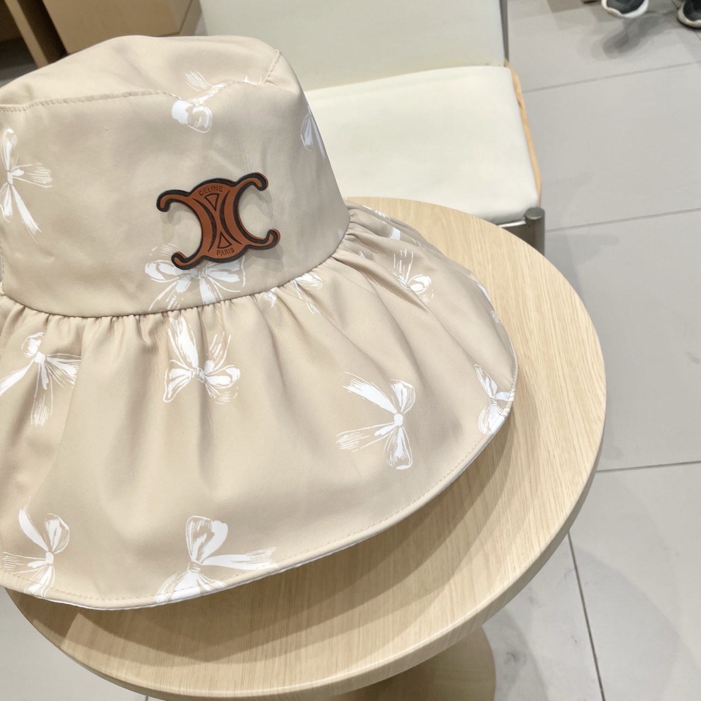 塞琳Celine2026新款渔夫帽女夏季大帽檐遮阳防晒帽子遮脸防紫外线海边太阳帽