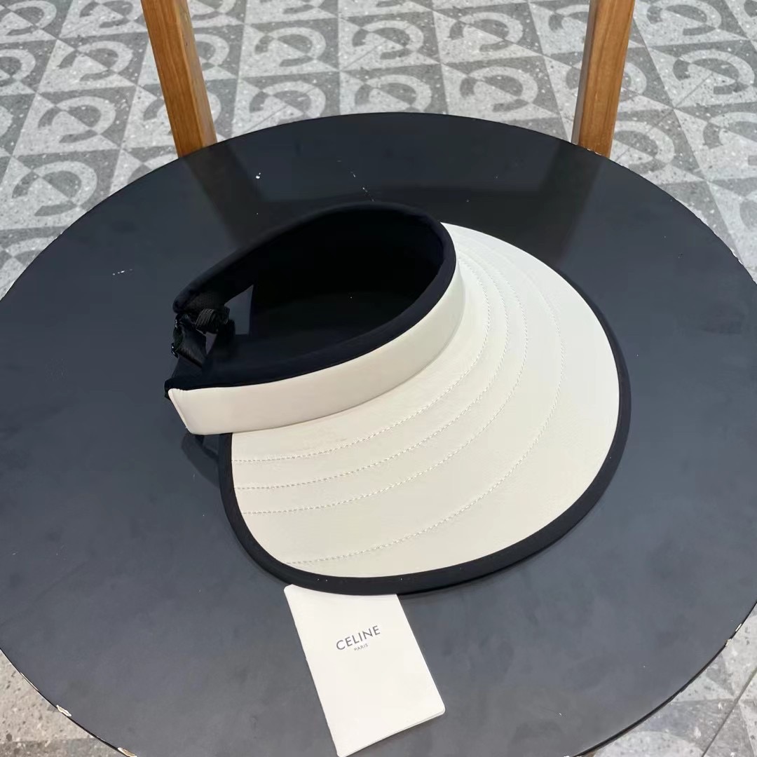   赛琳cellne防晒帽子女夏硬大檐空顶帽骑行防紫外线遮脸太阳帽百搭遮阳帽