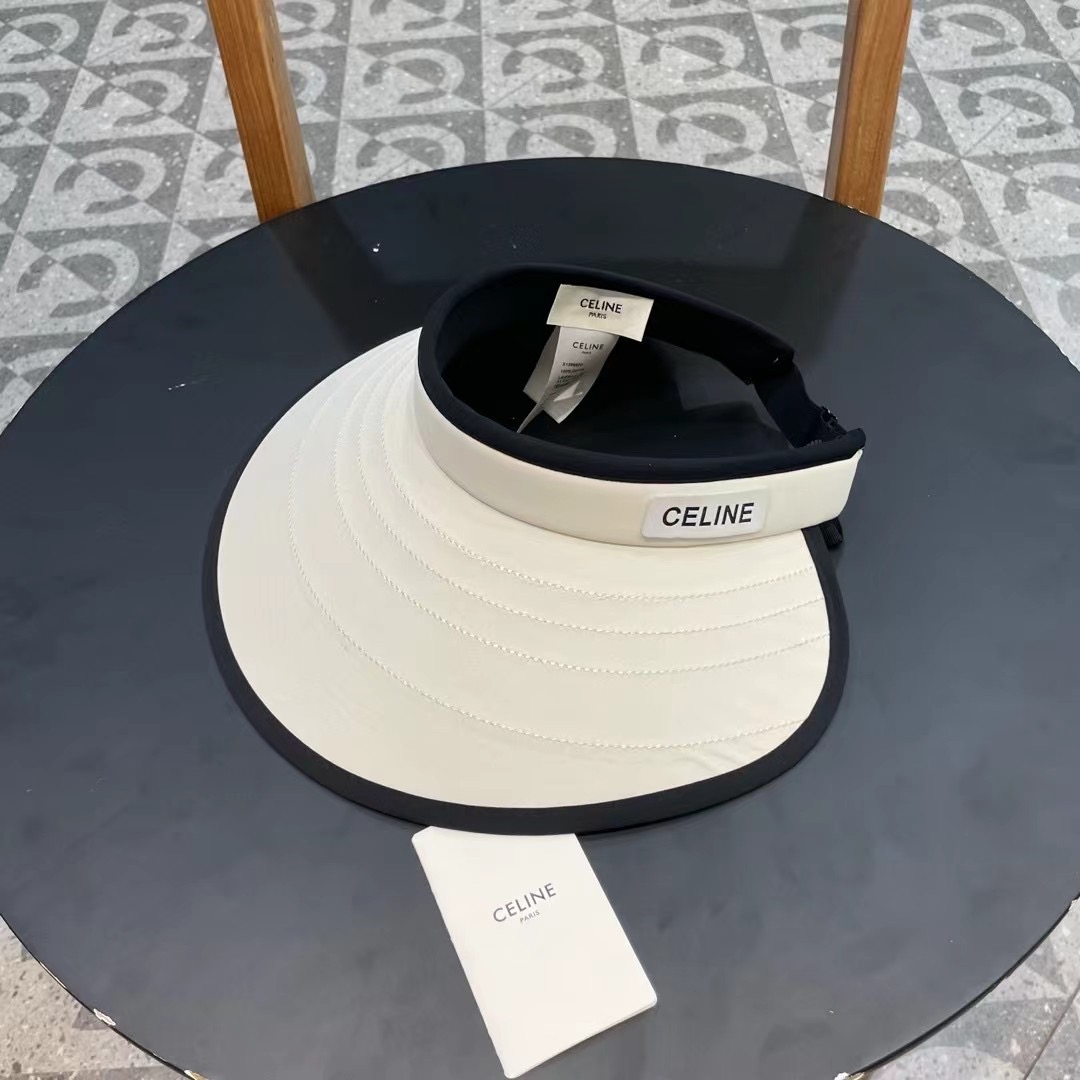   赛琳cellne防晒帽子女夏硬大檐空顶帽骑行防紫外线遮脸太阳帽百搭遮阳帽